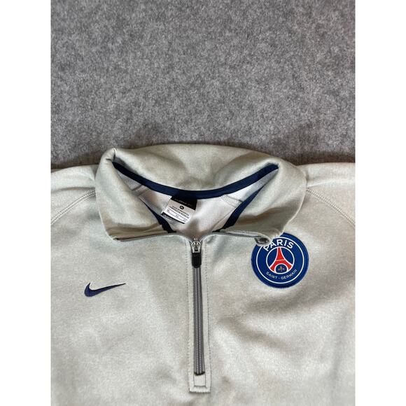Nike Paris Saint Germain Chicago Magic Soccer Sweatshirt Mens XL Therma Fit Gray - Picture 4 of 7